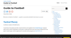 Desktop Screenshot of guidetofootball.com